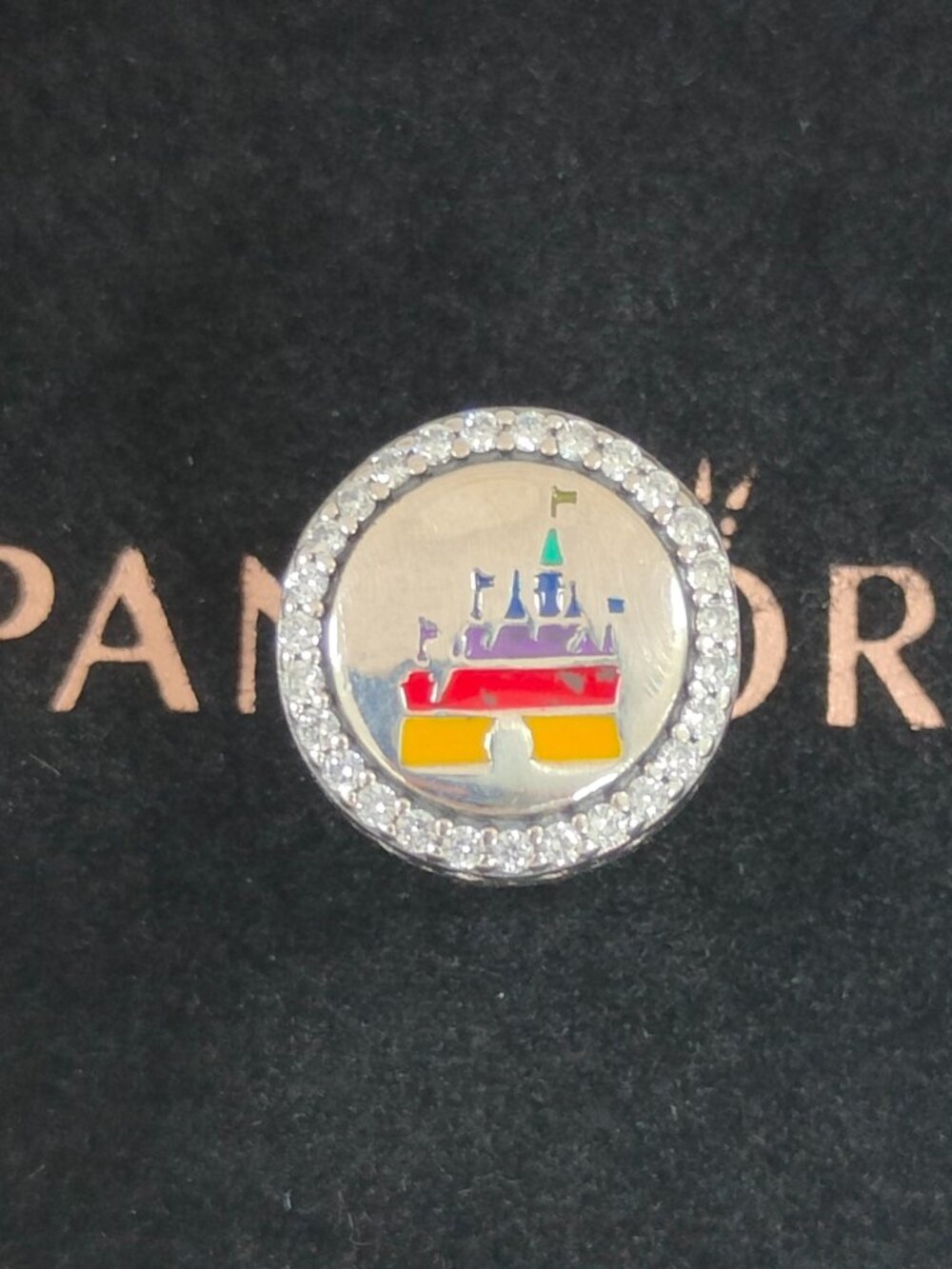 Pandora Castle Rainbow Charm My Happy Place Charm Pandora Bracelet Bead Charm